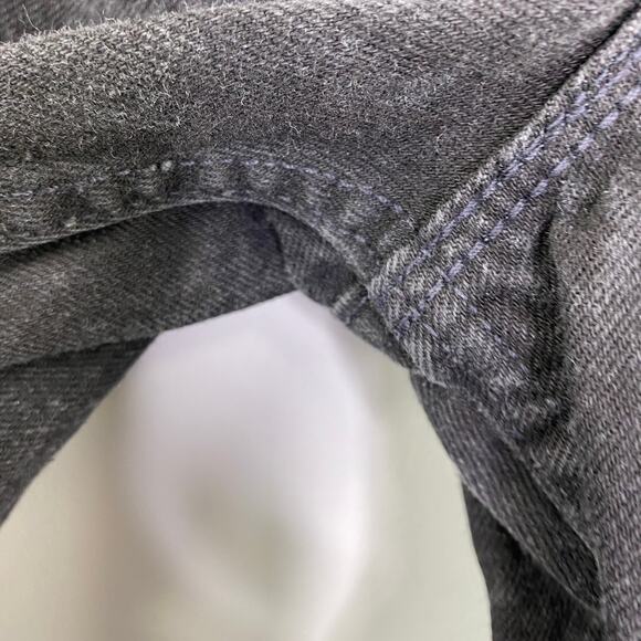 Vintage Levi's 550 Relaxed Fit Tapered Leg Black Denim Jeans Men's Size 38 x 34 - Picture 4 of 9